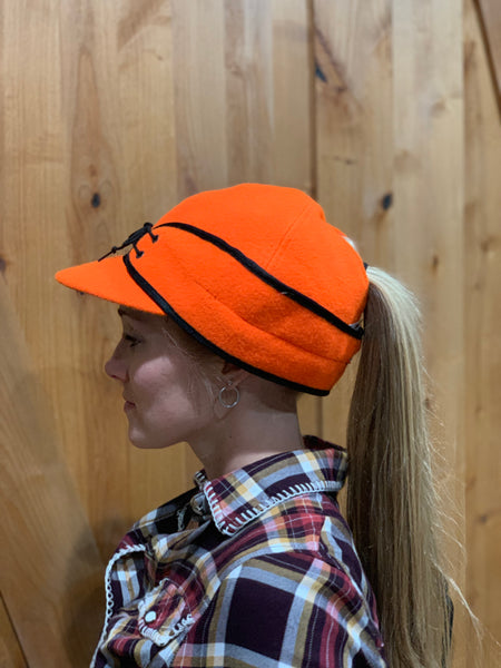 "Slit" BLAZE ORANGE Railroad Hat (P-S)