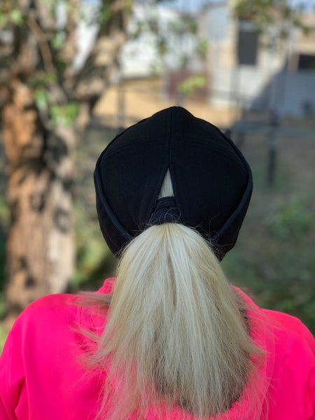 "Slit" BLACK Railroad Hat (P-S)