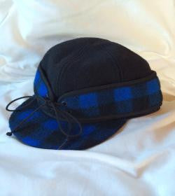 Black/Blue Buffalo Railroad Hat