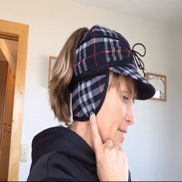 Video Demonstration - Winter Ponytail Hat w/ Ear flaps