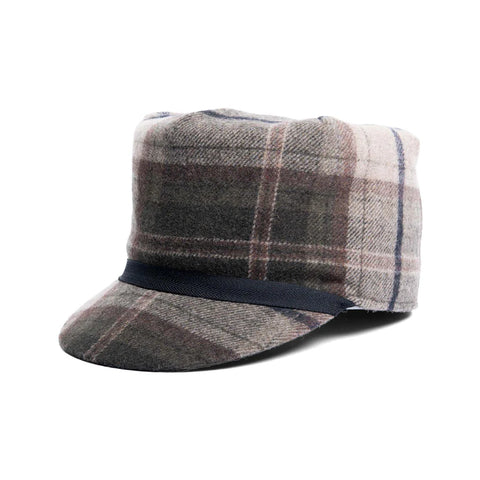 Woodland Plaid "Stockman" / "Scotch" Cap (Available in XXL)