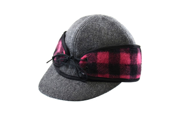 Grey/Pink Buffalo Railroad Hat (P-O)