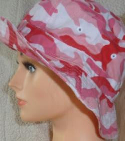 Pink Camo Bucket With Embroidery