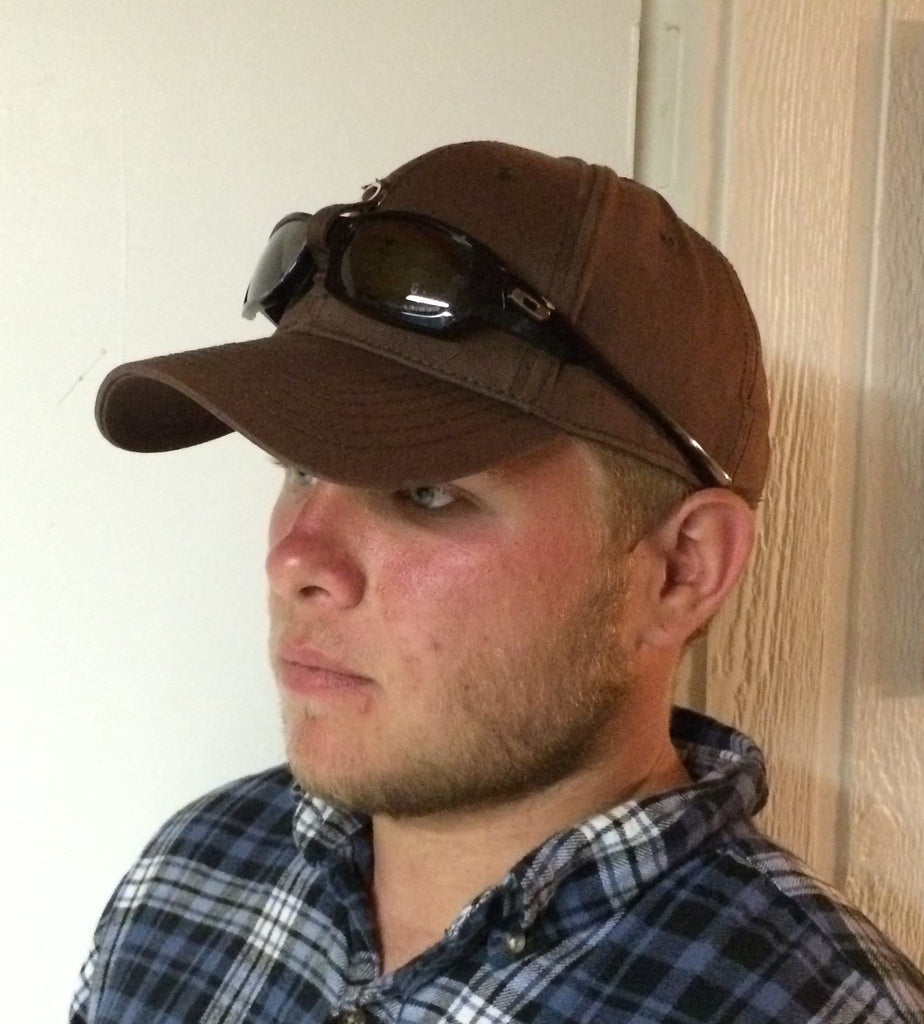 Brown Sunglass Only Cap Embroidered