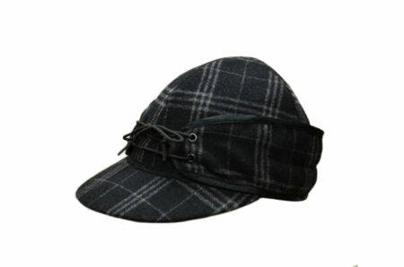 Black/Grey Mix Railroad Hat (Available in XXL)